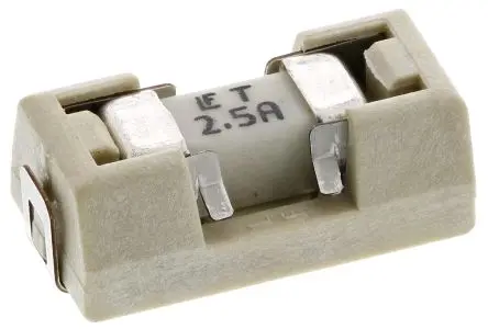 Produktfoto 1 von Littelfuse Nicht zurücksetzbare Sicherung 2.5A 125V T 5.03mm 3.81 mm