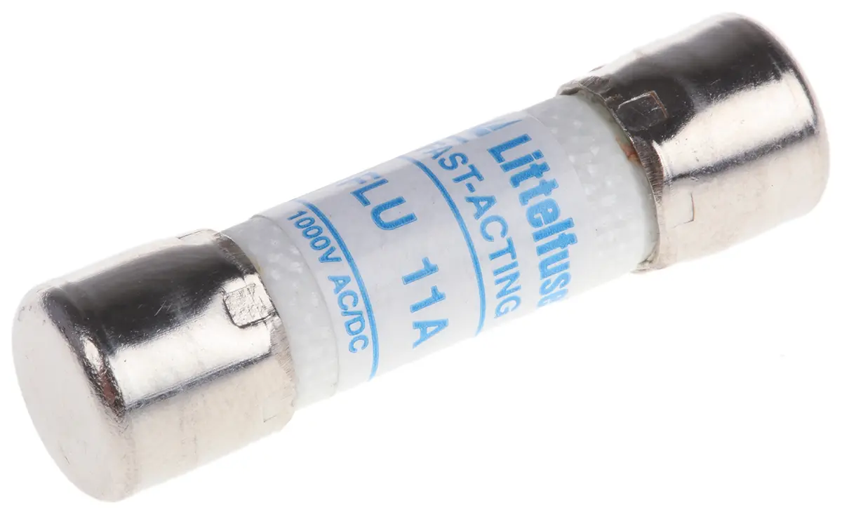 Produktfoto 1 von Littelfuse FLU Patronensicherung F / 11 A 10 x 38 mm 1 kV ac/dc Keramik Anschluss