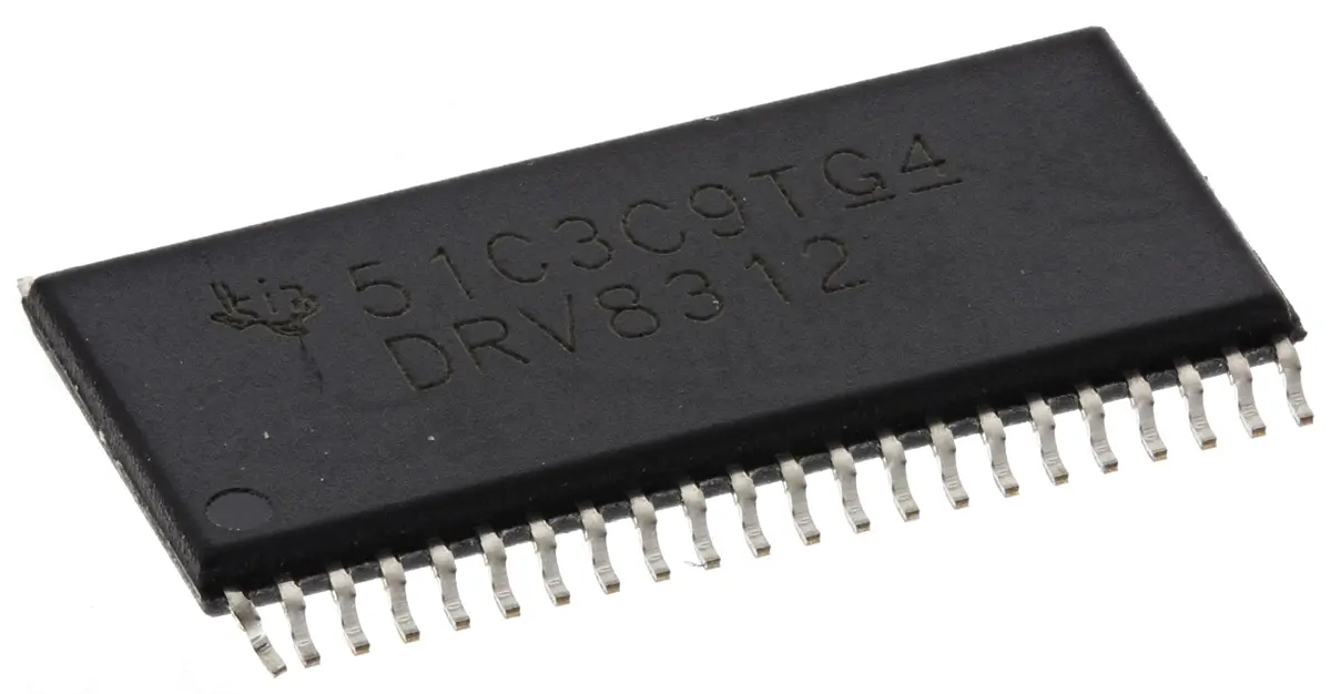 Produktfoto 1 von Texas Instruments Motortreiber-IC 3-phasig 52 V, 3.5 A, 500 kHz, 3.2 W, HTSSOP, 44-Pin, 13.2 V, Bürstenloser