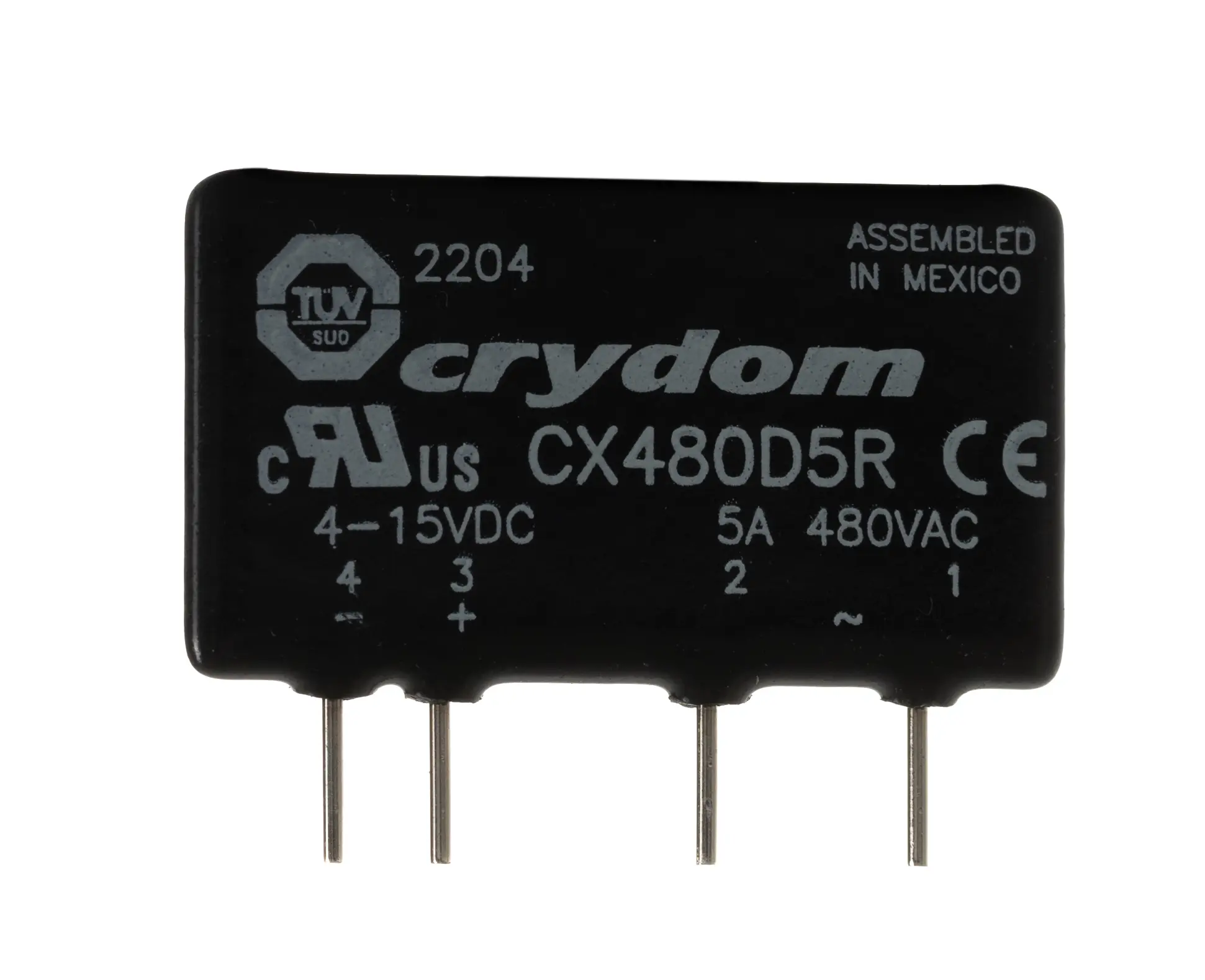 Produktfoto 1 von Sensata Crydom CX THT Halbleiterrelais Instant, 1-poliger Schließer 660 V eff / 5 A