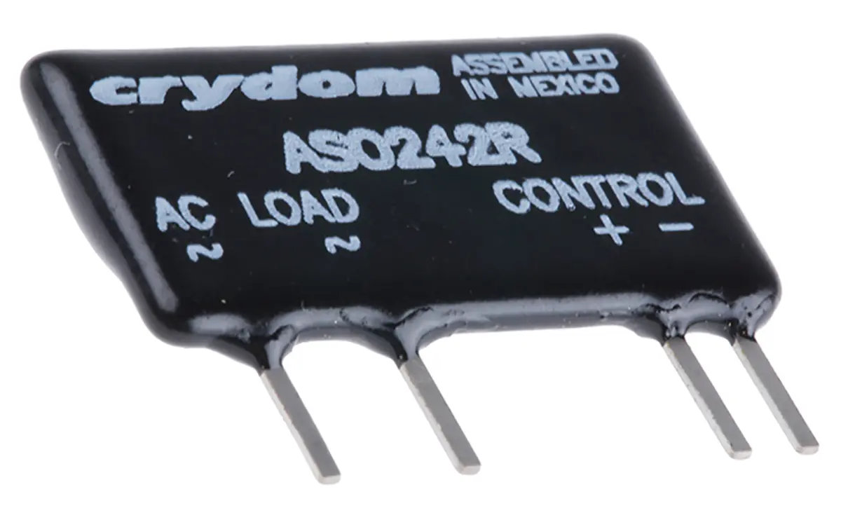 Produktfoto 1 von Sensata Crydom THT Halbleiterrelais Instant, 1-poliger Schließer 280 V eff / 2 A