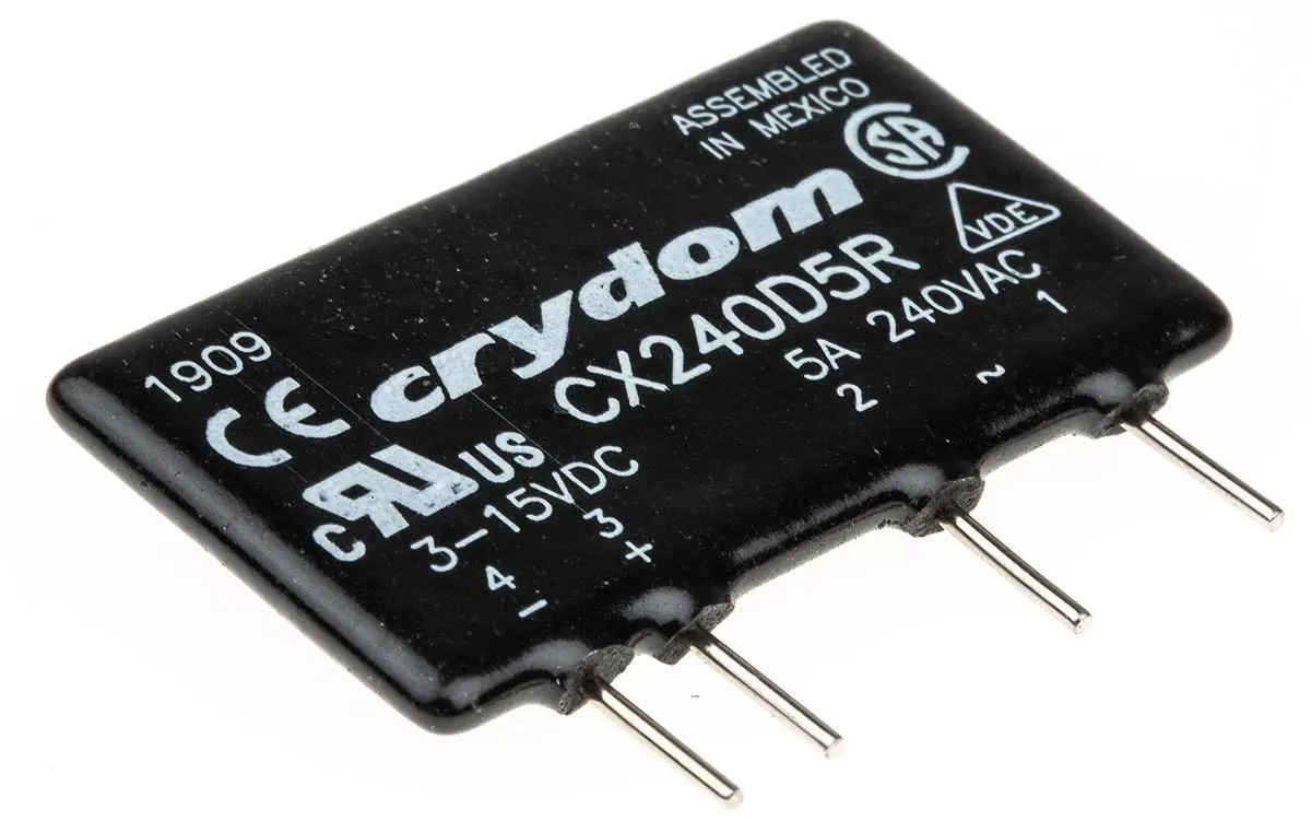 Produktfoto 1 von Sensata Crydom CX THT Halbleiterrelais Instant, 1-poliger Schließer 280 V ac / 5 A