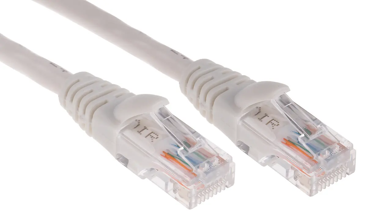 Produktfoto 1 von RS PRO Cat5e Ethernet-Kabel, 10 m, Weiß U/UTP Stecker, A RJ45 Stecker, B RJ45, Polyvinylchlorid