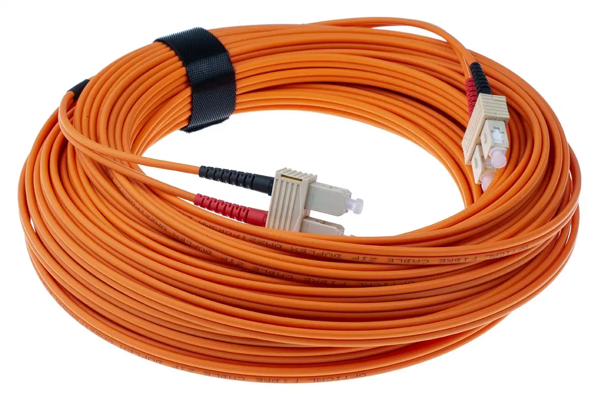 Produktfoto 1 von RS PRO LWL-Kabel 25 m, Raucharm halogenfrei Orange 125 μm