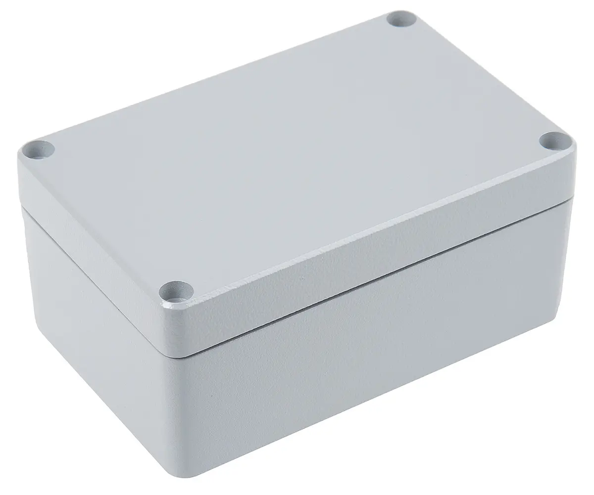 Produktfoto 1 von Fibox EURONORD; Gehäuse; Aluminium; Grau; IK08 IP66, IP67, IP68 Breite 82 mm Höhe 57 mm Länge 127 mm