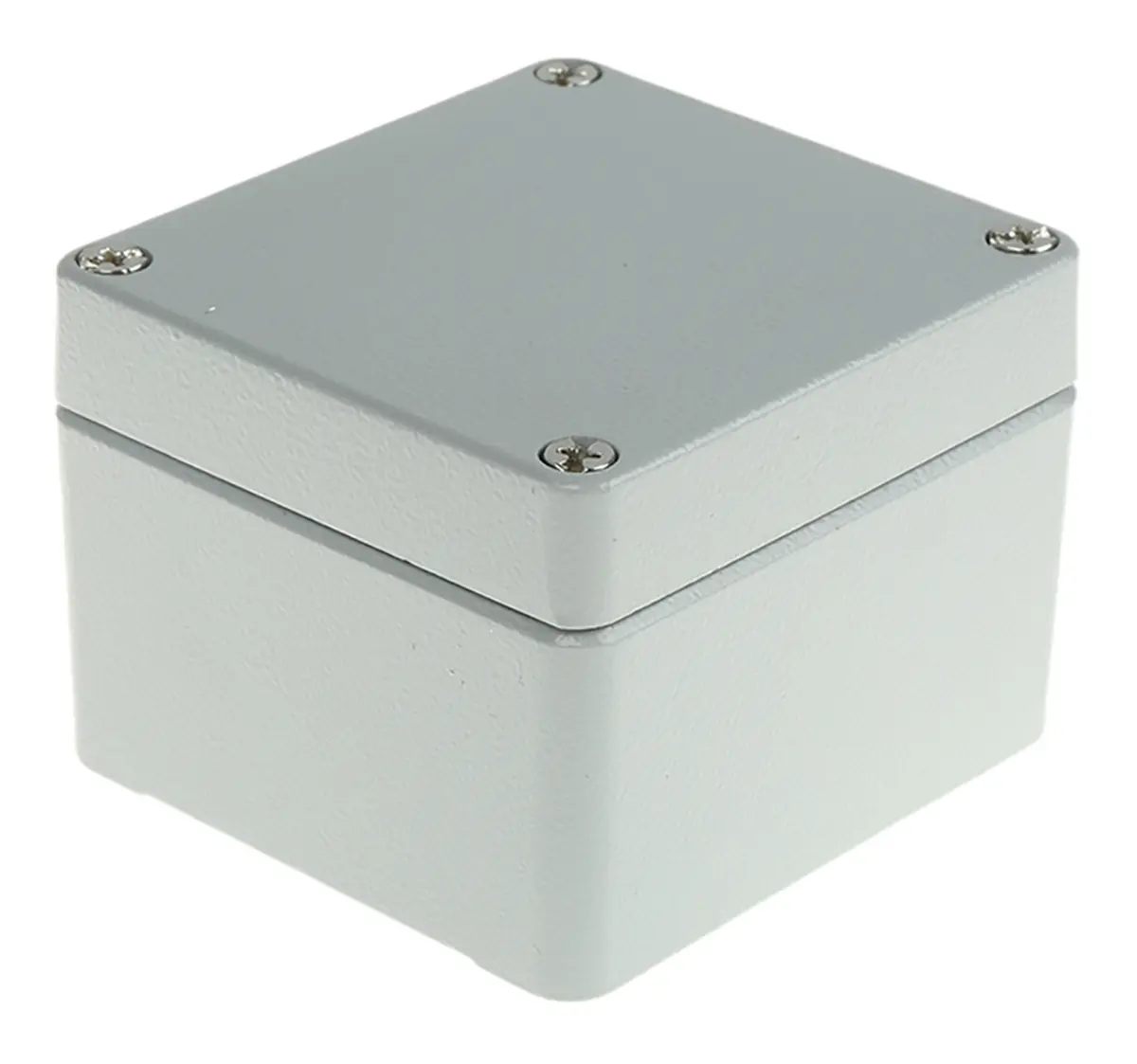 Produktfoto 1 von Fibox Euronord Aluminium Gehäuse Grau Außenmaß 82 x 77 x 57mm IP66, IP67, IP68
