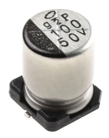 Produktfoto 1 von Nichicon WT Oberfläche Kondensator 100 μF Lot 20 % / 50V dc, Ø 8 mm x 10 mm x 10 mm, 105 °C