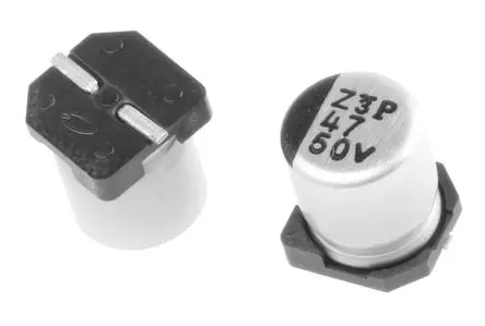 Produktfoto 1 von Nichicon WT Oberfläche Kondensator 47 μF Lot 20 % / 50V dc, Ø 6.3 mm x 7.7 mm x 7.7 mm, 105 °C