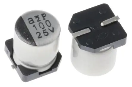 Produktfoto 1 von Nichicon WT Oberfläche Kondensator 100 μF Lot 20 % / 25V dc, Ø 6.3 mm x 7.7 mm x 7.7 mm, 105 °C