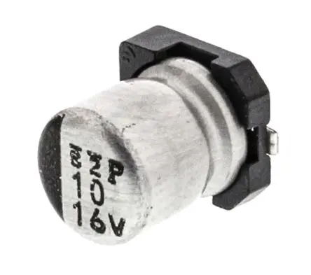 Produktfoto 1 von Nichicon WT Oberfläche Kondensator 10 μF Lot 20 % / 16V dc, Ø 4 mm x 5.4 mm x 5.4 mm, 105 °C