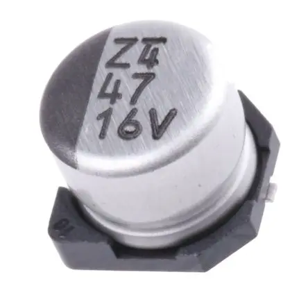 Produktfoto 1 von Nichicon WX Oberfläche Kondensator 47 μF Lot 20 % / 16V dc, Ø 6.3 mm x 5.4 mm x 5.4 mm, 85 °C