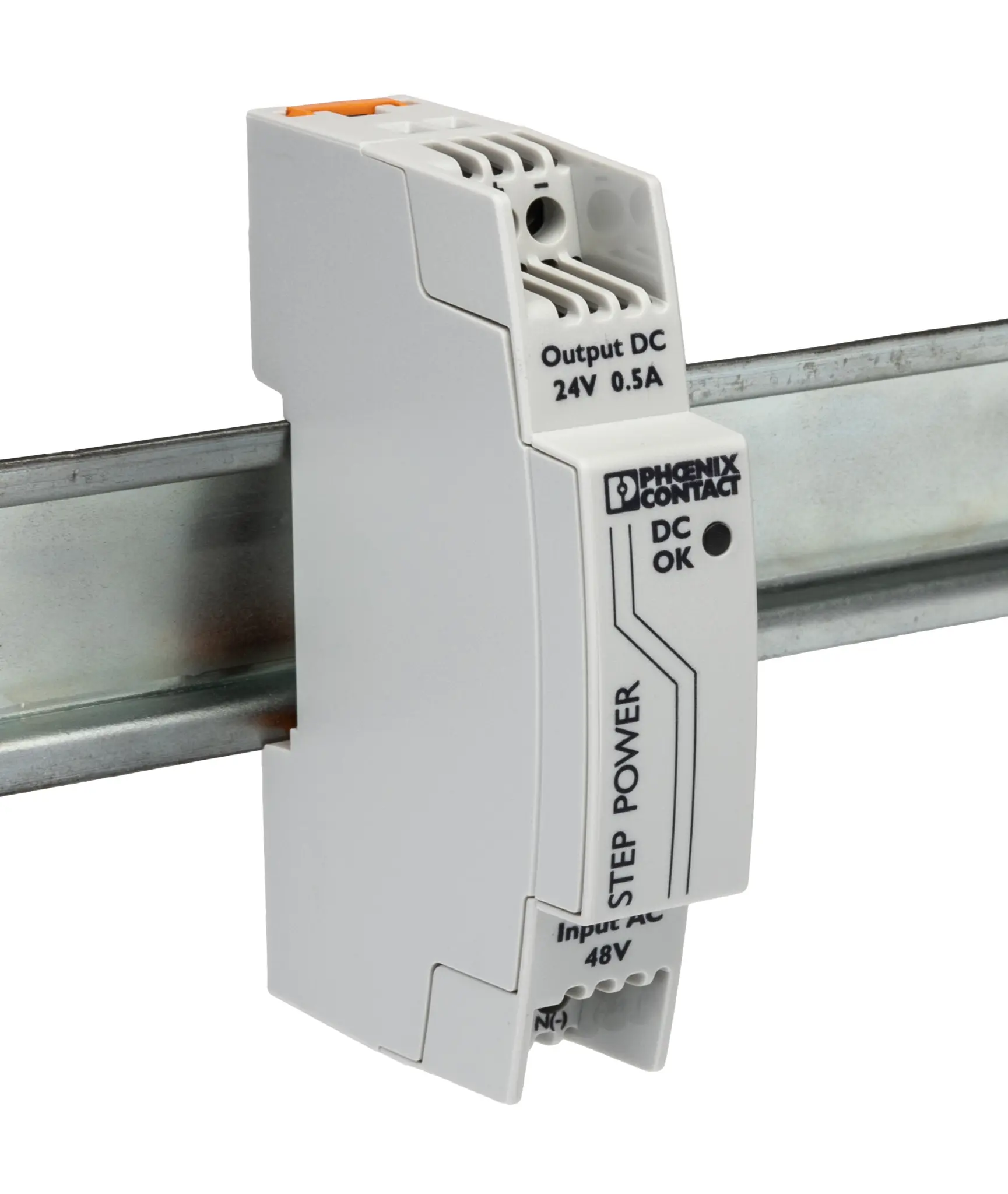 Produktfoto 1 von Phoenix Contact STEP POWER STEP-PS/48AC/24DC/0.5 DIN-Schienen Netzteil Getaktet 24V dc / 500mA 12W 43 → 52 V ac