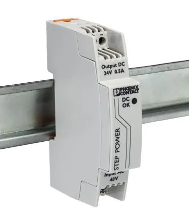 Produktfoto 1 von Phoenix Contact STEP POWER DIN-Schienen Netzteil Geschalteter Modus 52V ac Wechselstrom/Gleichstrom / 500 mA 24V dc DC