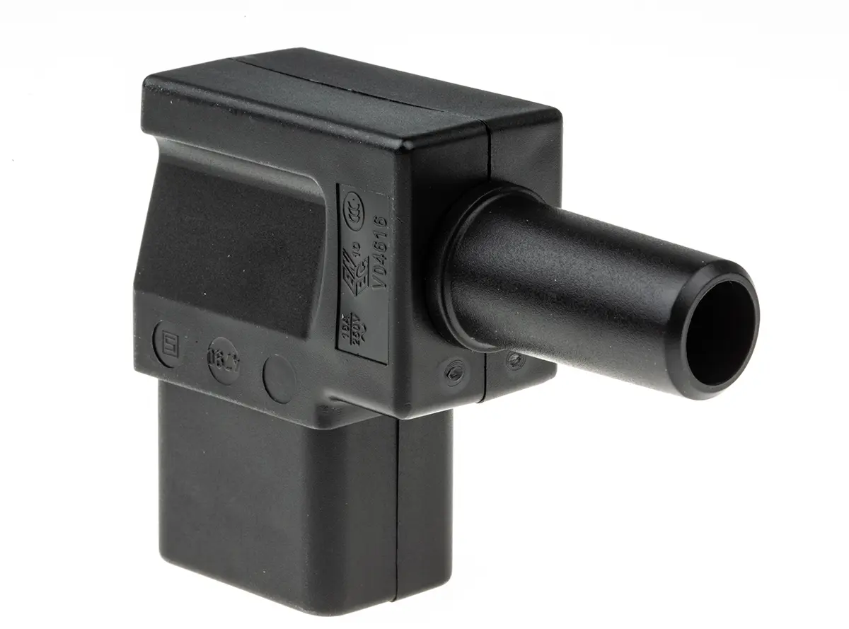 Produktfoto 1 von Schurter 4790 IEC-Steckverbinder C19 250 V, gewinkelt Stecker, Kabel 21A