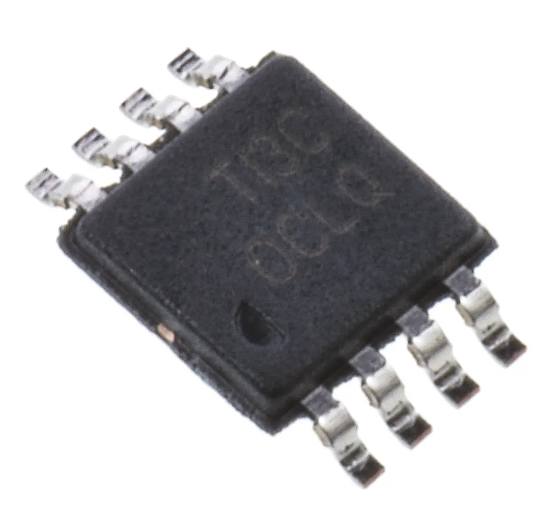 Produktfoto 1 von Texas Instruments Operationsverstärker Oberfläche 20 MHz MSOP, biplor typ. 5.5 V, biplor typ. 1.8 V, 8-Pin AEC-Q100