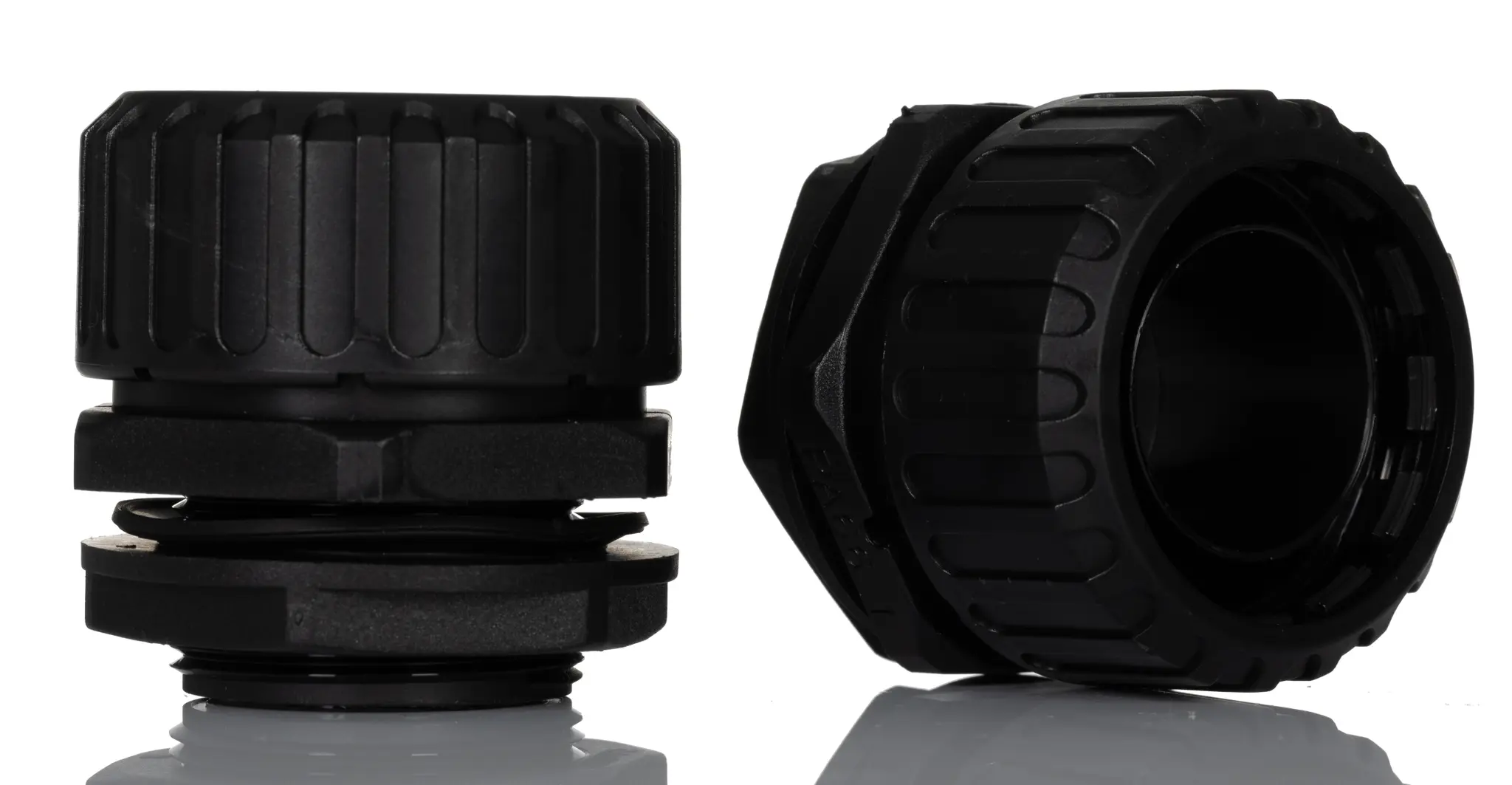Produktfoto 1 von Adaptaflex XF Nylon 6.6 Kabelrohr Befestigung Nichtmetallisches System M32 32 mm Schwarz Schwarz-Finish IP65
