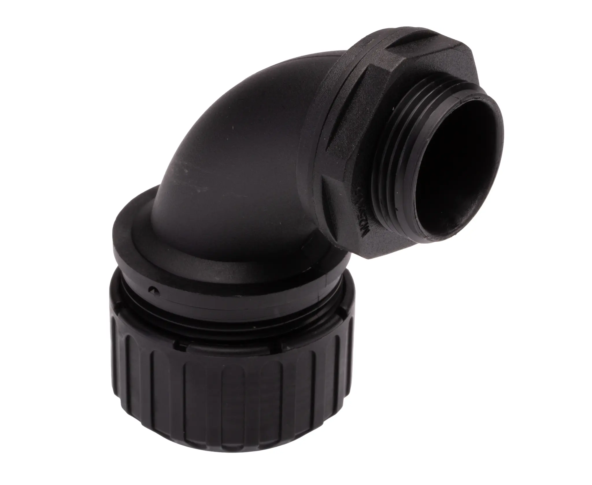 Produktfoto 1 von Adaptaflex XF Nylon 6.6 Kabelrohr Befestigung Kabelrohr M25 25 mm Schwarz Fine Spark-Finish IP65