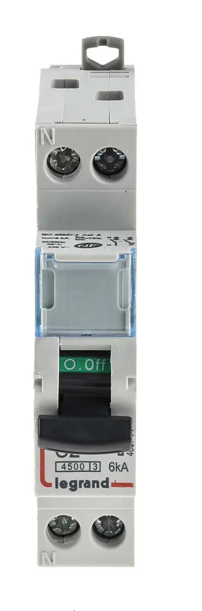 Produktfoto 1 von Legrand DNX3 Miniaturüberlastschalter Typ C, Pol 1-polig 2 A 250 V ac, Abschaltvermögen 50 kA DX 12 V dc