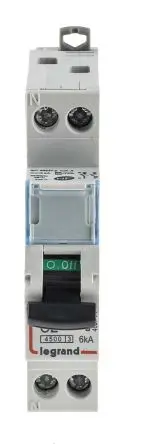 Produktfoto 1 von Legrand DNX3 Miniaturüberlastschalter Typ C, Pol 1-polig 2A 250V ac, Abschaltvermögen 50 kA DX 12 V dc