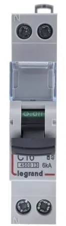 Produktfoto 1 von Legrand DNX3 Miniaturüberlastschalter Typ C, Pol 1-polig 16A 250V ac, Abschaltvermögen 50 kA DX 12 V dc