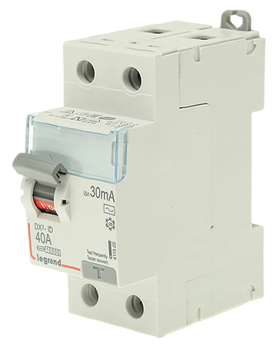 Produktfoto 1 von Legrand DX3 RCD/FI, 1+N-polig, 40A, 30mA Typ AC DX