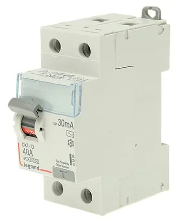 Produktfoto 1 von Legrand DX3 Fehlerstrom-Schutzeinrichtung, 1-polig, 40A, 30 mA Typ AC DX Directive 91/338/EEC, IEC 60439-1, EN/IEC 60