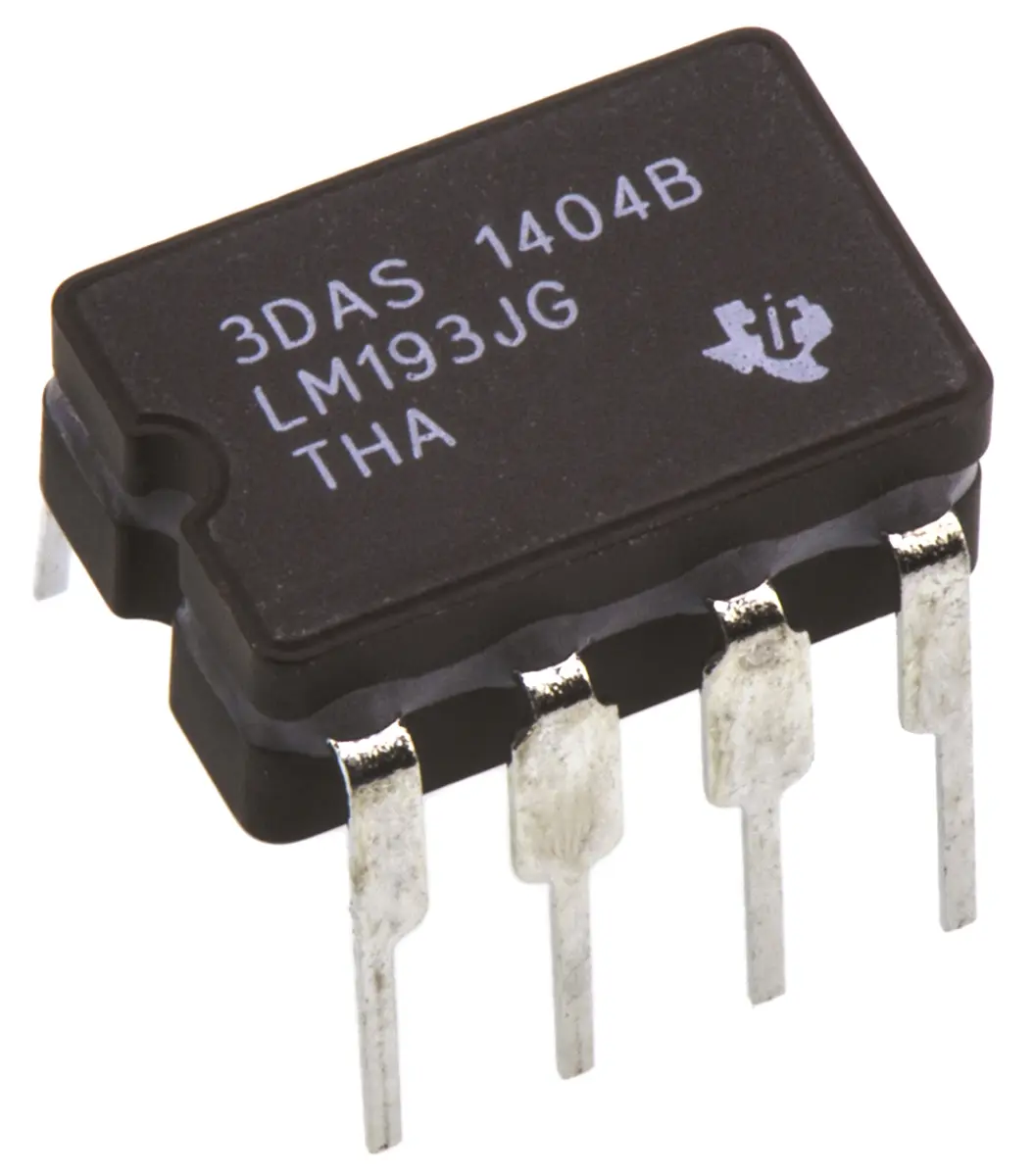 Produktfoto 1 von Texas Instruments Komparator Differenzial CDIP Offener Abfluss, Open-Collector 1.3 μs 2-Kanal 8-Pin 36 V 2 V
