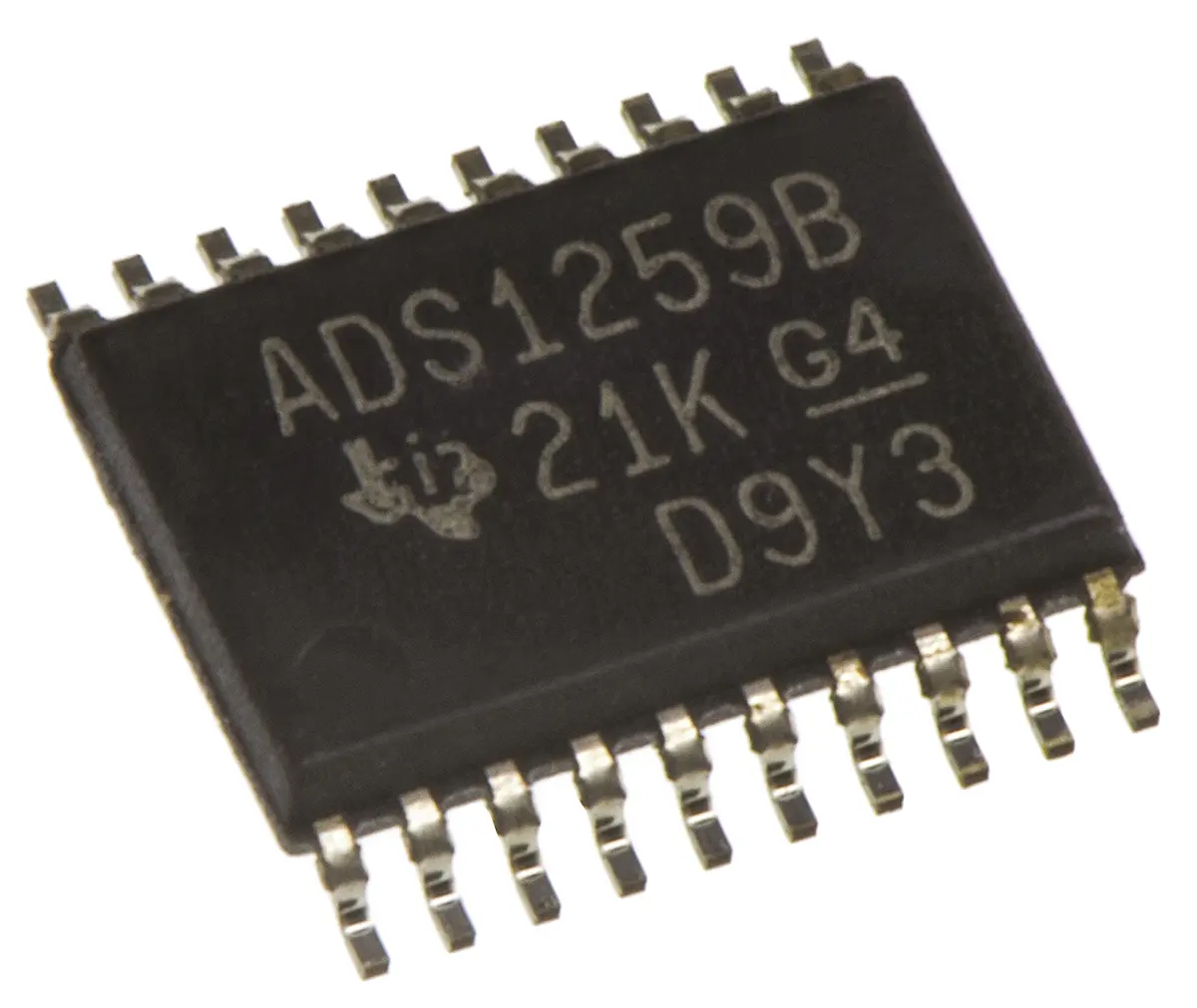 Produktfoto 1 von Texas Instruments 24 bit ADC 1, 14 ksps TSSOP, 20-Pin