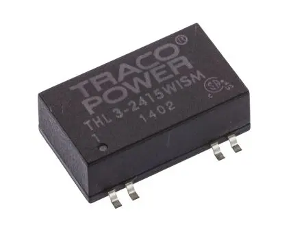 Produktfoto 1 von TRACOPOWER THL 3WISM DC/DC Konverter, 24V dc OUT 125 mA Oberfläche 36V dc 1.5 kV dc 3 W -40 °C 85 °C