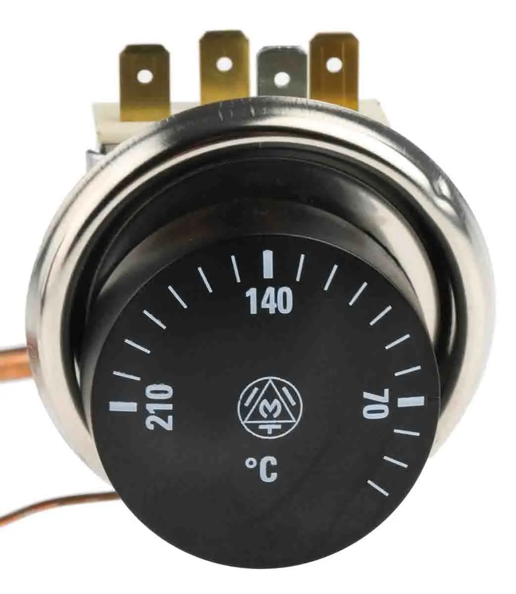 Produktfoto 1 von RS PRO Kapillar Thermostat SPDT, 250V ac / 16A