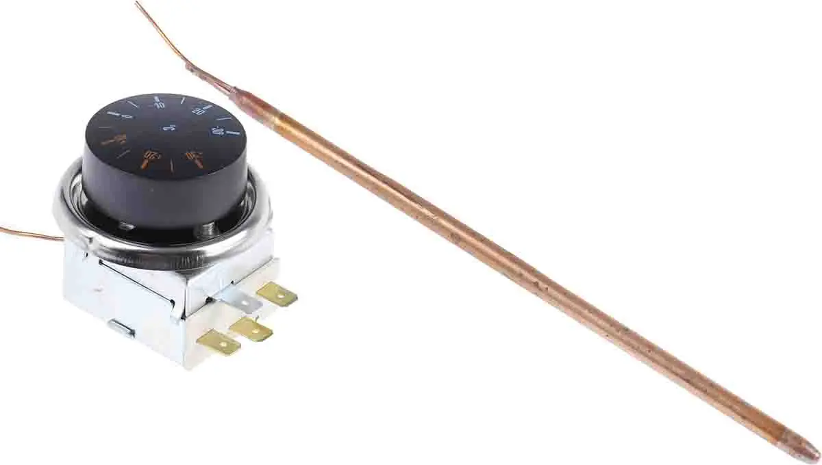 Produktfoto 1 von RS PRO Kapillar Thermostat SPDT, 250V ac / 16A
