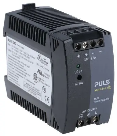 Produktfoto 1 von PULS MiniLine DIN-Schienen Netzteil Geschalteter Modus 240V ac AC / 2.5 A 28V dc DC 60 W