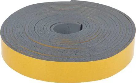 Produktfoto 1 von RS PRO Silikon Schaum Schaumstoff Klebeband, Einseitig, Grau, Stärke 3.2 mm, 25mm x 5 m