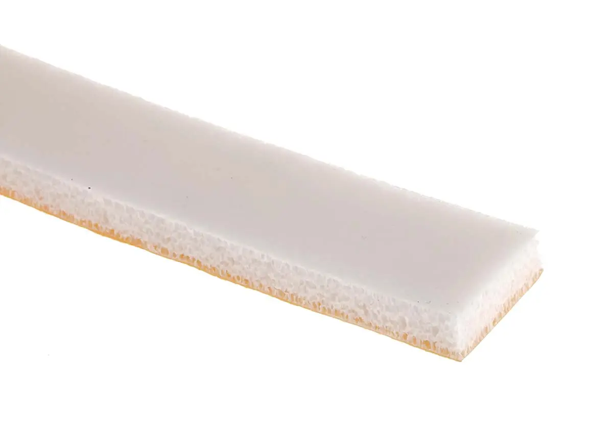 Produktfoto 1 von RS PRO Silikon Schaum Schaumstoff Klebeband, Einseitig, Weiß, Stärke 4.8 mm, 15 mm x 6 m