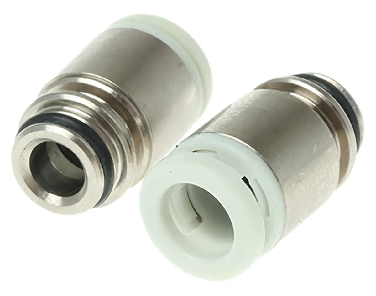 Produktfoto 1 von SMC Zylinder zur Verwendung mit SX3000 Ventil mit Anschlüssen im Ventilkörper, eine Einheit 50 mm