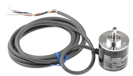 Produktfoto 1 von Omron E6B2 Inkrementalgeber Inkremental 2000 Impulse/Umdrehung/U, 24V dc, 6000 U/min, NPN, offener Kollektor Fest mit Ø