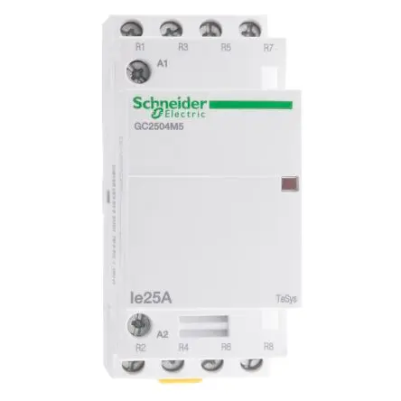 Produktfoto 1 von Schneider Electric TeSyS GC Schütz 230V ac-Spule, 4-polig, 415V ac 240V 4 Öffner Motorsteuerung 1-Hilfskontakte