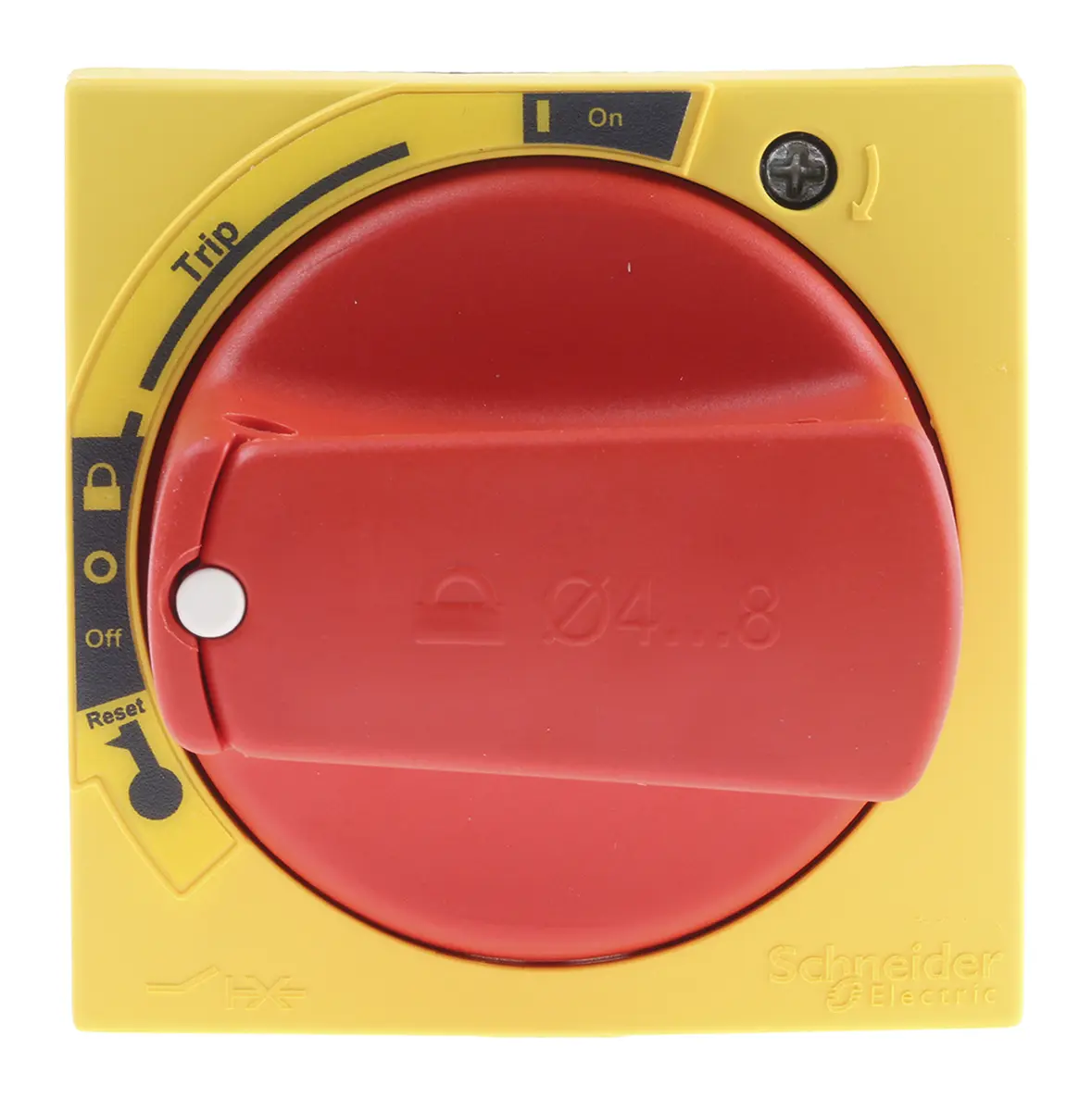 Produktfoto 1 von Schneider Electric TeSys GV2 Griff Verriegelbarer Griff für Serie GV2L, Serie GV2P
