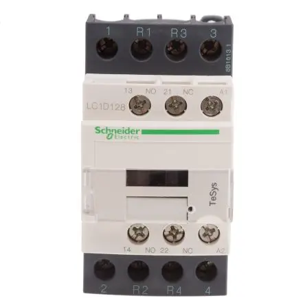 Produktfoto 1 von Schneider Electric TeSyS D Schütz 42V ac-Spule, 4-polig, 690V ac/dc 42V ac 2 Schließer/2 Öffner Widerstandsbelastung