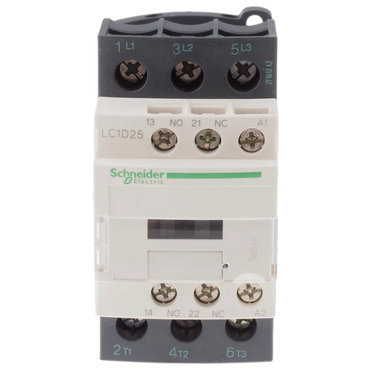 Produktfoto 1 von Schneider Electric TeSys D LC1D Leistungsschütz 400 V ac-Spule, 3 -polig , 690 Vac/dc / 25 A 3 Schließer 2-Hilfskontakte