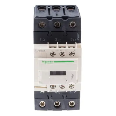 Produktfoto 1 von Schneider Electric TeSyS D Schütz 220V ac-Spule, 3-polig, 690V ac/dc / 40 A 220V ac 30 kW 3 Schließer Motorsteuerung,