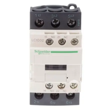 Produktfoto 1 von Schneider Electric TeSyS D Schütz 400V ac-Spule, 3-polig, 690V ac/dc 415V 2 TE 3 Schließer Motorsteuerung,