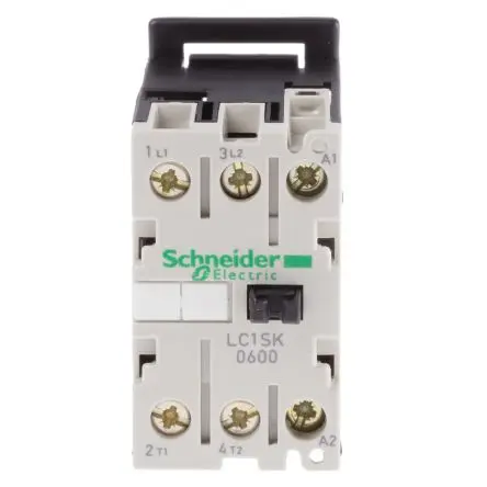 Produktfoto 1 von Schneider Electric TeSyS SK Schütz 240V ac-Spule, 2-polig, 690V ac / 6 A 240V ac 2.2 kW 2 Schließer Motorsteuerung,