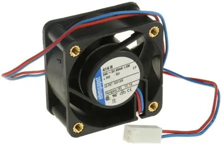 Produktfoto 1 von ebm-papst 400 Axiallüfter, Hülse, 24V dc / 1.6 W, 8100 U/min, 13.5 m³/h IP20 40 mm 20mm 20 mm