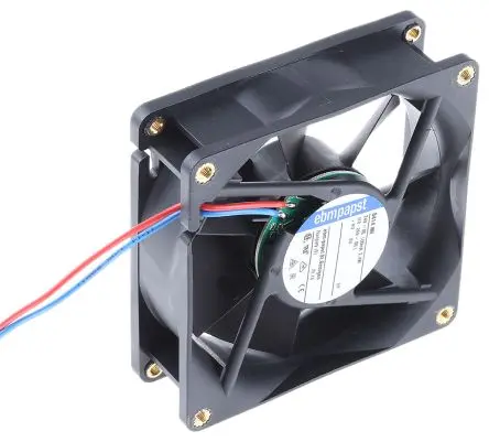 Produktfoto 1 von ebm-papst 8400 N Axiallüfter, Kugel, 24V dc / 2.4 W, 3600 U/min, 79 m³/h IP20 80 mm 25mm 25 mm