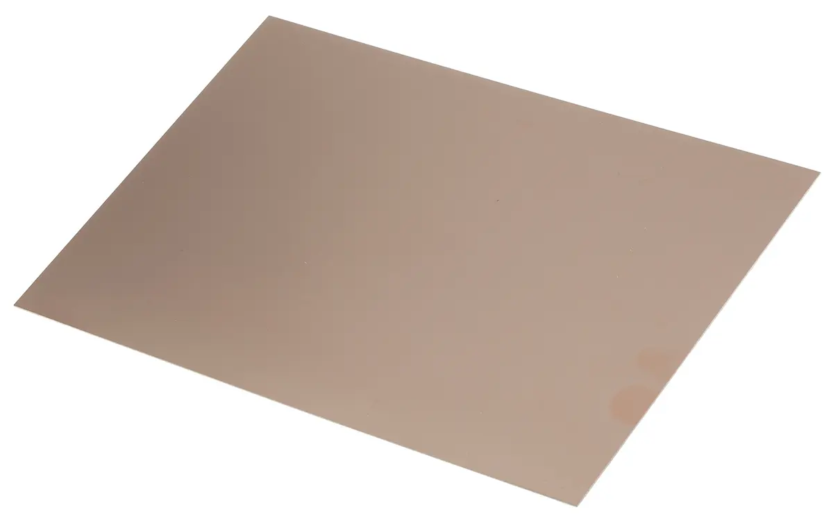 Produktfoto 1 von CIF 0.8 mm Kupferkaschierte Platine Epoxidharz, Kupfer 35 μm, 2-seitig 200 mm