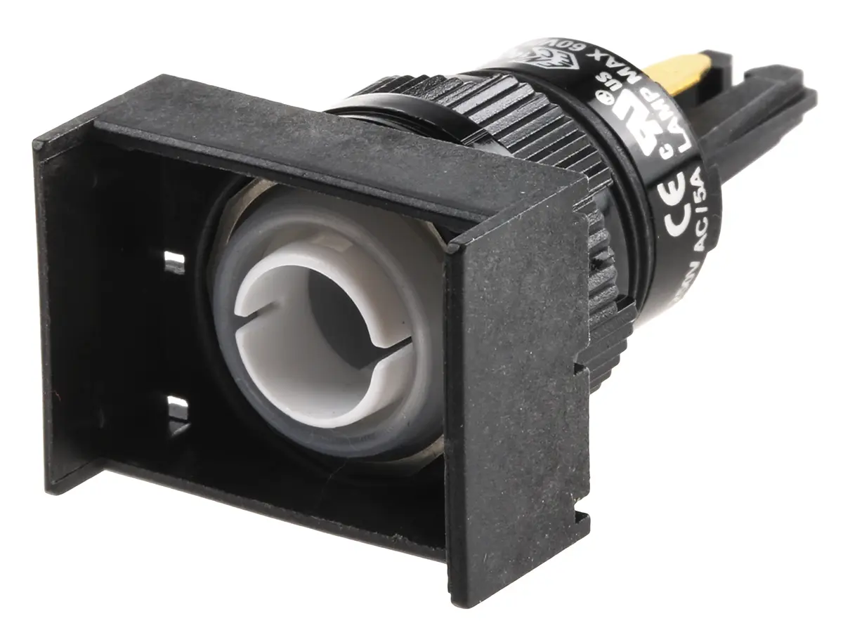 Produktfoto 1 von RS PRO Druckschalter Beleuchtet Tastend Panel Ø 16 mm / 5A 250 V ac, IP65