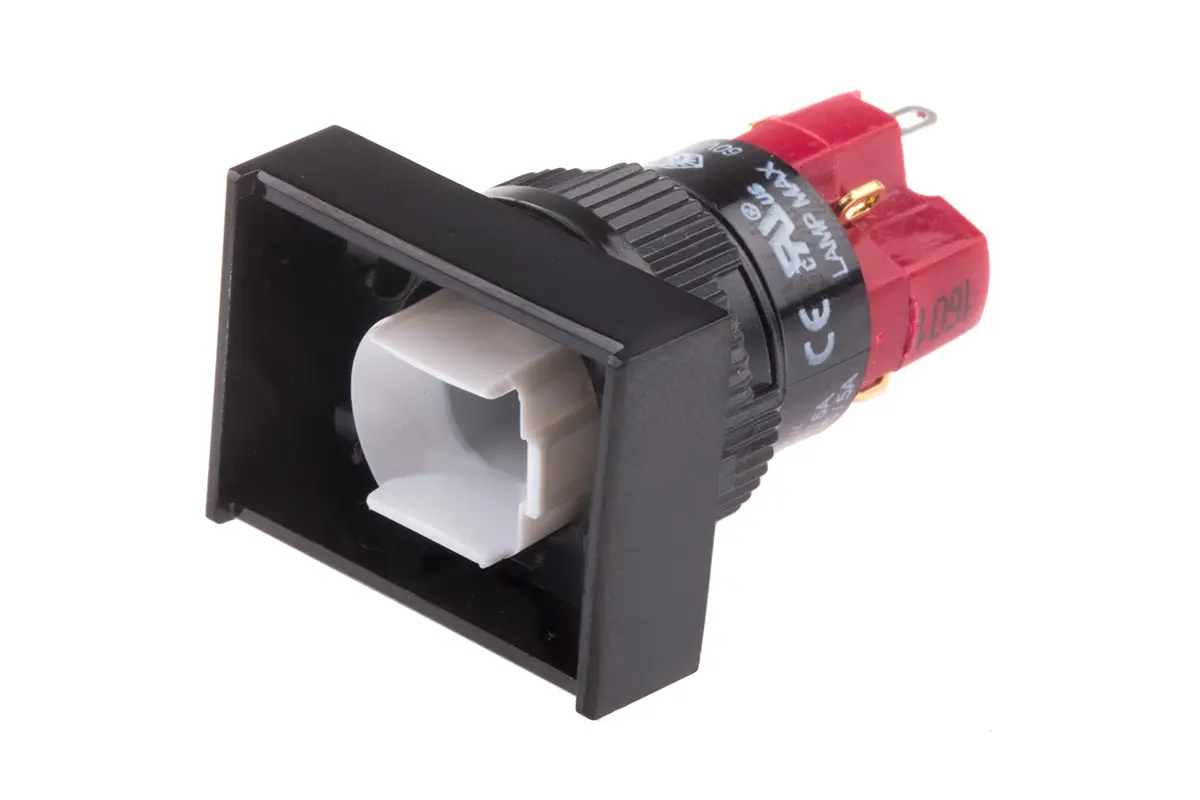 Produktfoto 1 von RS PRO Druckschalter Beleuchtet Tastend Panel Ø 16 mm, 1-poliger Umschalter / 5A 250 V ac, IP40