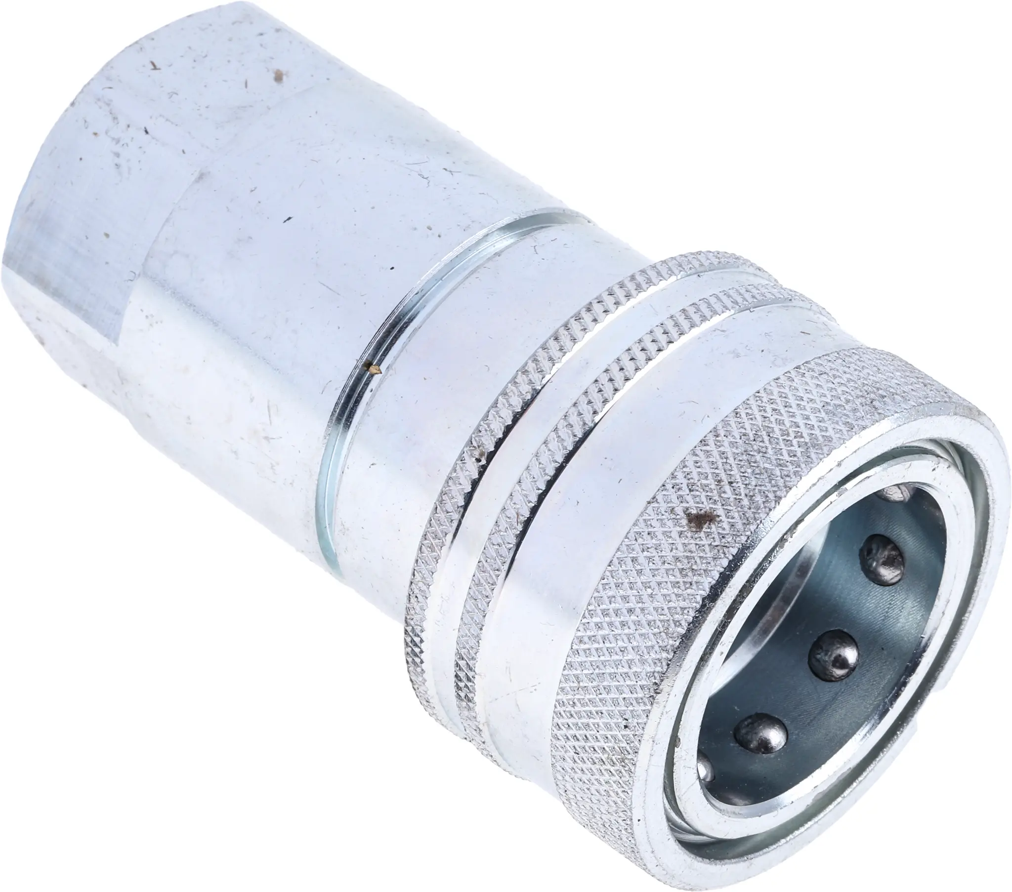 Produktfoto 1 von RS PRO Hydraulik-Schnellkupplung Buchse Stahl, 3/4 in
