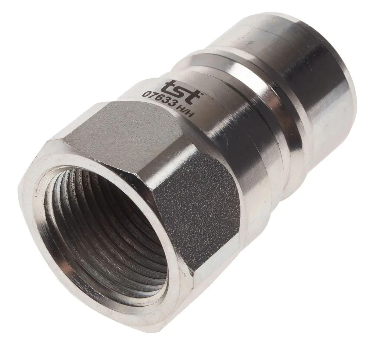 Produktfoto 1 von RS PRO Hydraulik-Schnellkupplung Stecker Stahl